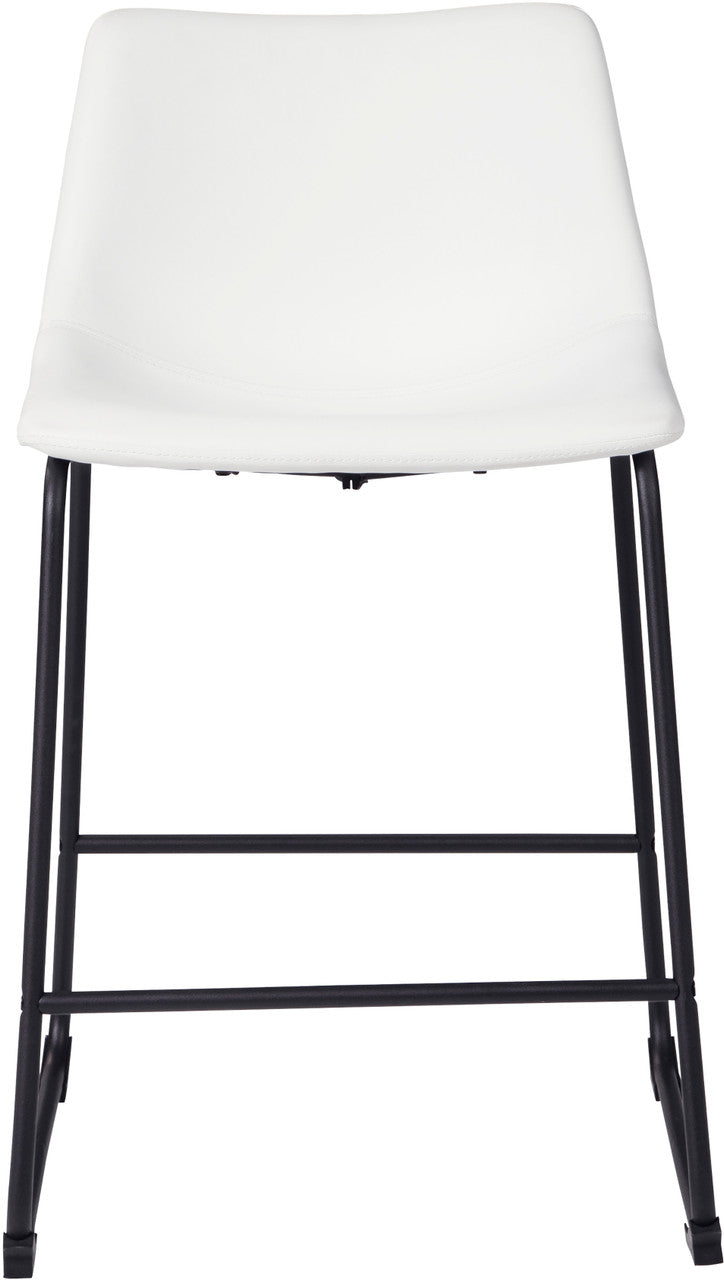 KAYCE White 19" Wide Counter Stool