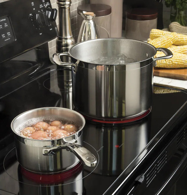 KEZNA E21 Black 30" Wide Electric Range