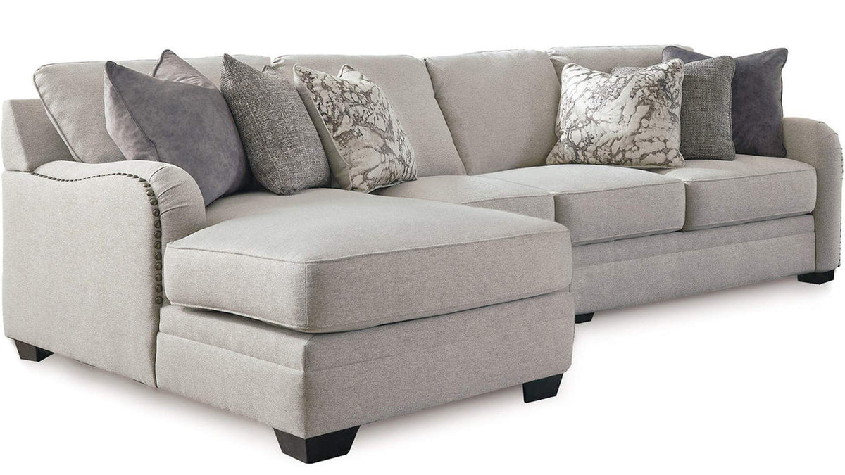 KLIPTON Beige 120" Wide Sectional