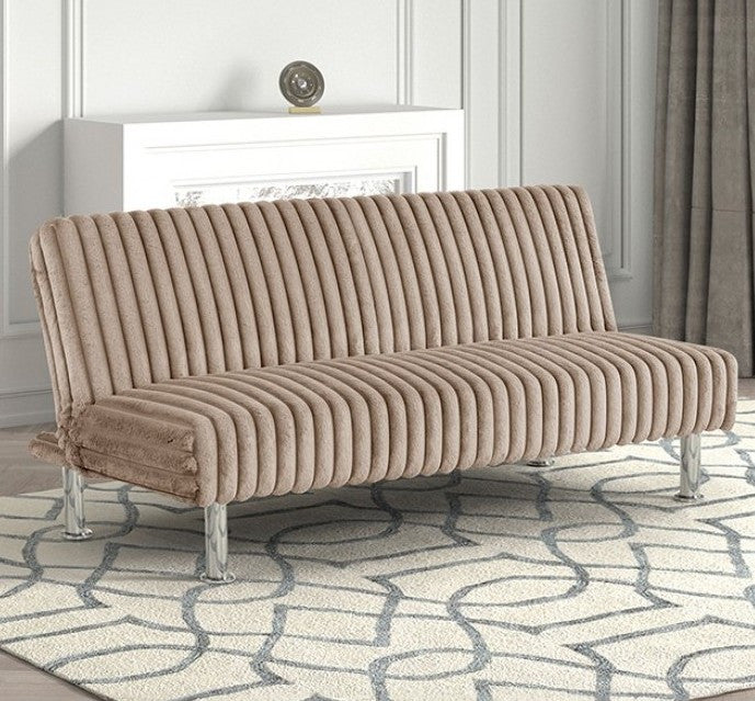 KYRA Light Brown 66" Wide Sofa Bed