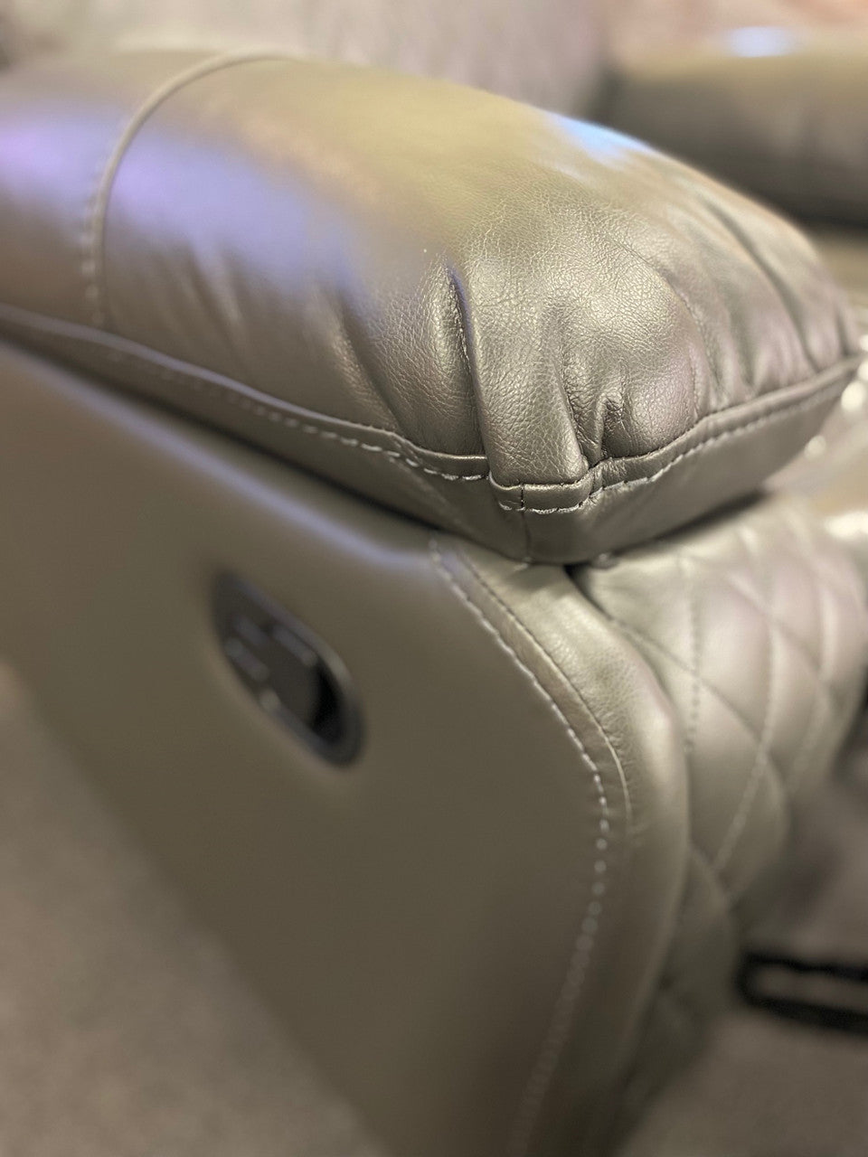 KYRIE Gray 40" Wide x 41" Height Glider Recliner
