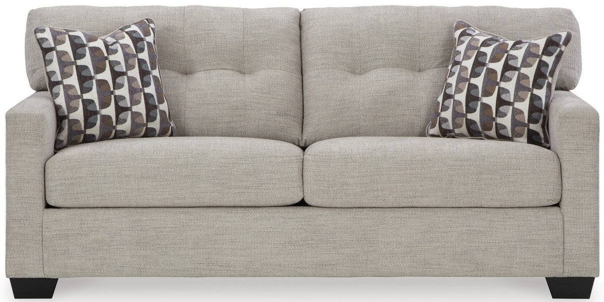 KAIRO Beige Gray 75" Wide Full Size Sofa Sleeper