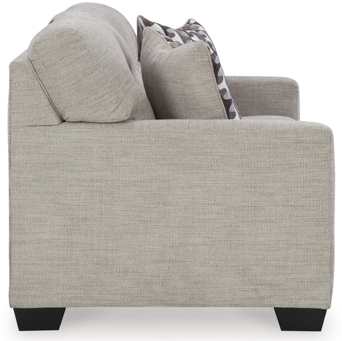 KAIRO Beige Gray 75" Wide Full Size Sofa Sleeper