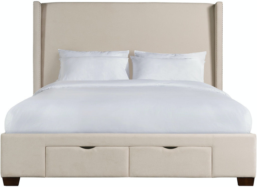 Katie Beige Storage Bed