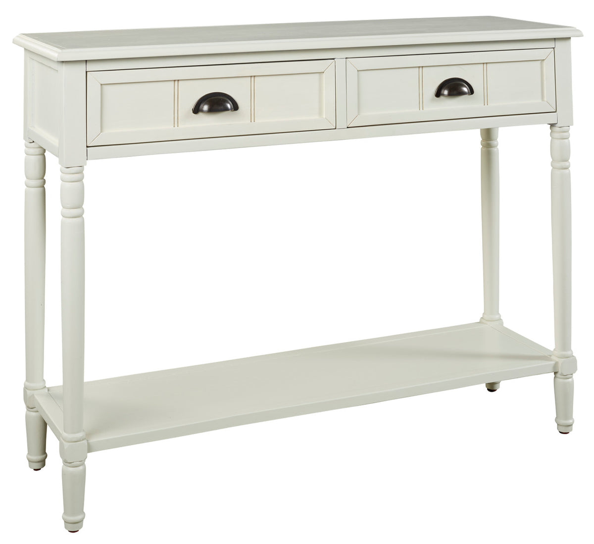Keelan White Sofa Table