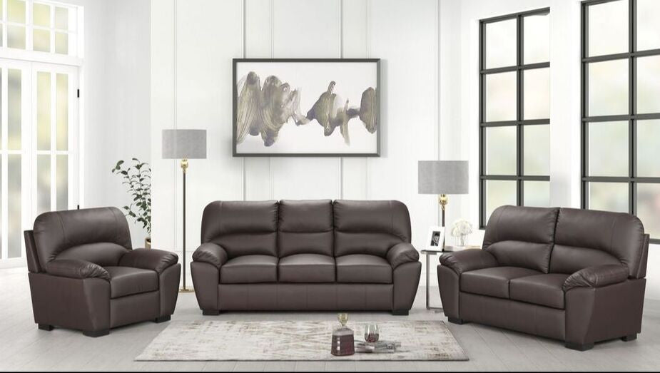 Keiko Brown Sofa, Loveseat, Chair