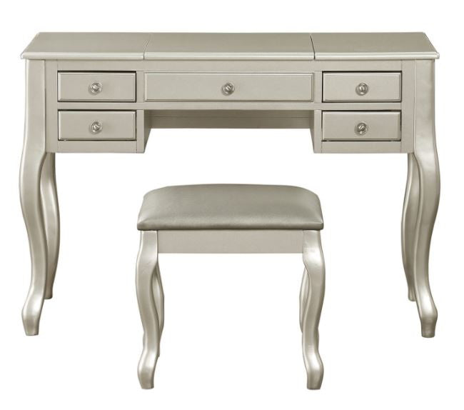 KELDRA 43" Wide Flip-Top Vanity with Stool