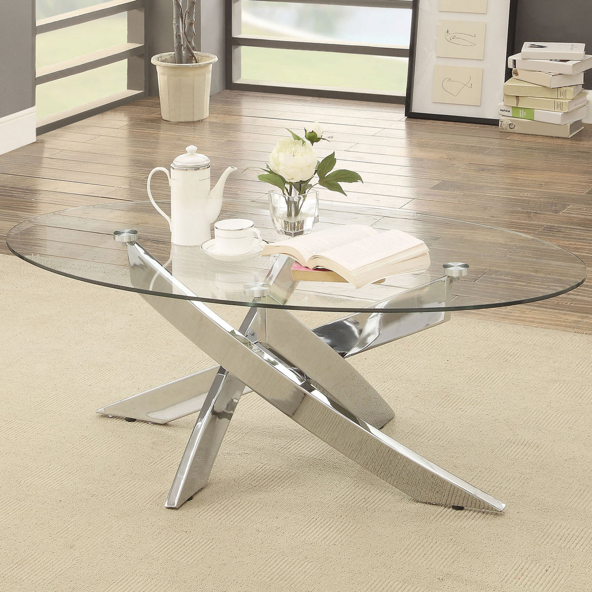 KELIZA 47" Wide Coffee Table