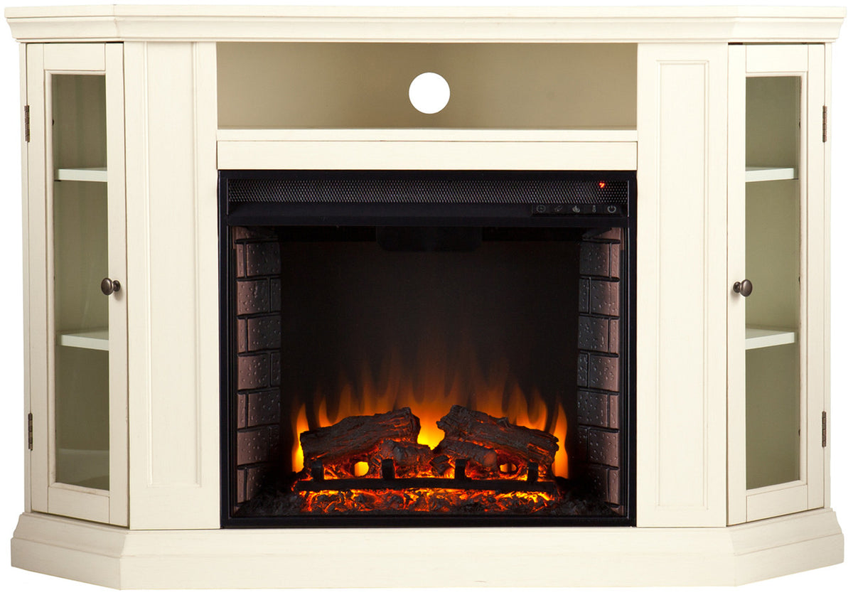 Kendall White 46" Fireplace