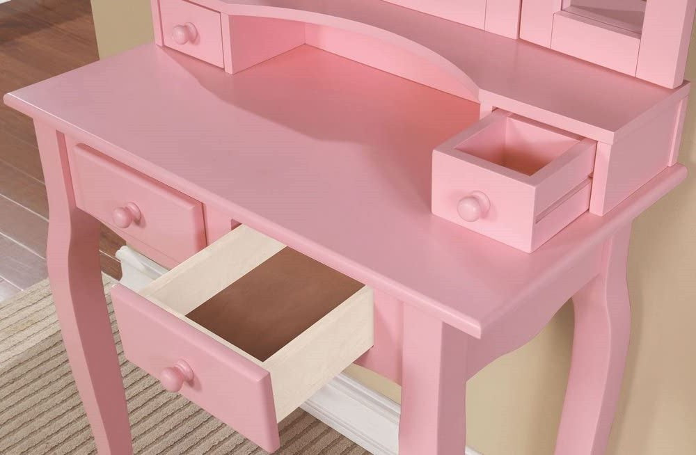 KEONA Pink 30" Wide Vanity with Stool