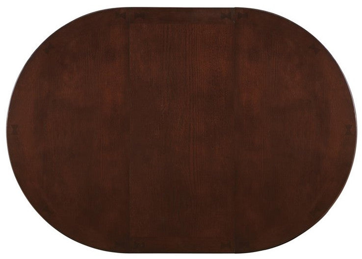 KILEEN Dark Brown 60" x 42" Storage Dining Table with Extension