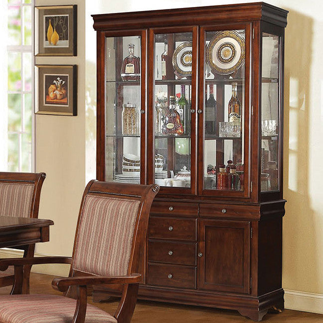 KIMBERLY 52" Wide Buffet & Hutch