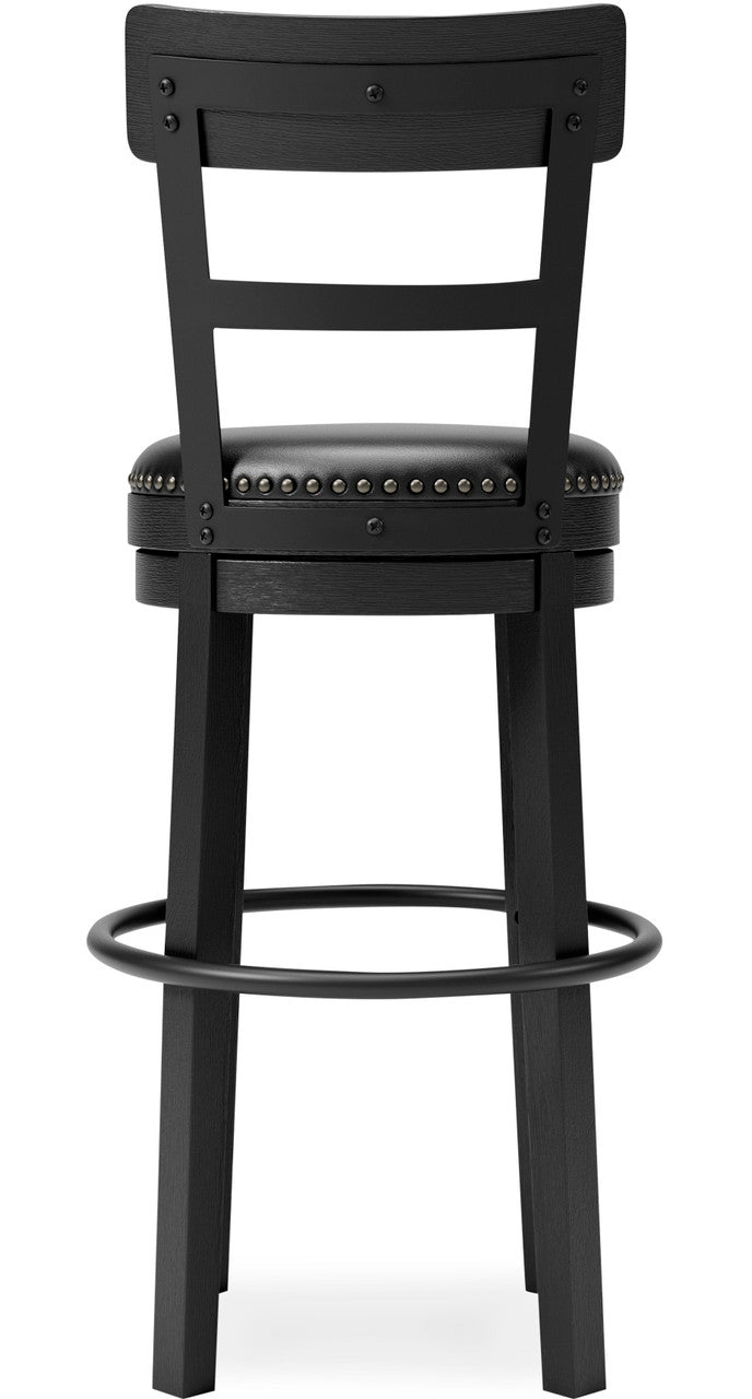 LAKESHORE Black 20" Wide Barstool