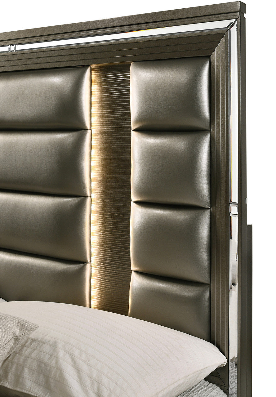 LEACREST Copper Storage Bedroom Set