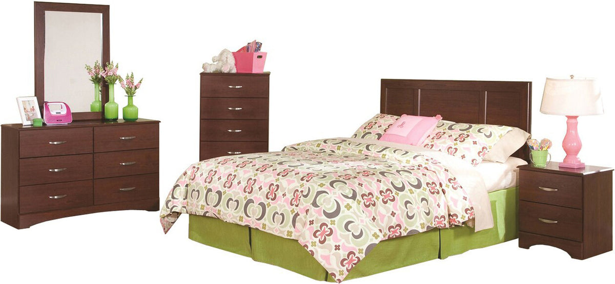 LEONE Brown Bedroom Set