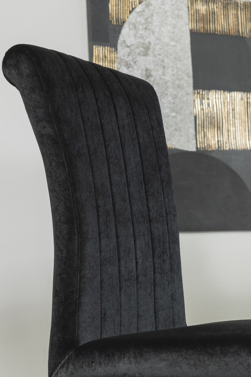 DARLA Black 19" Wide Dining Chair