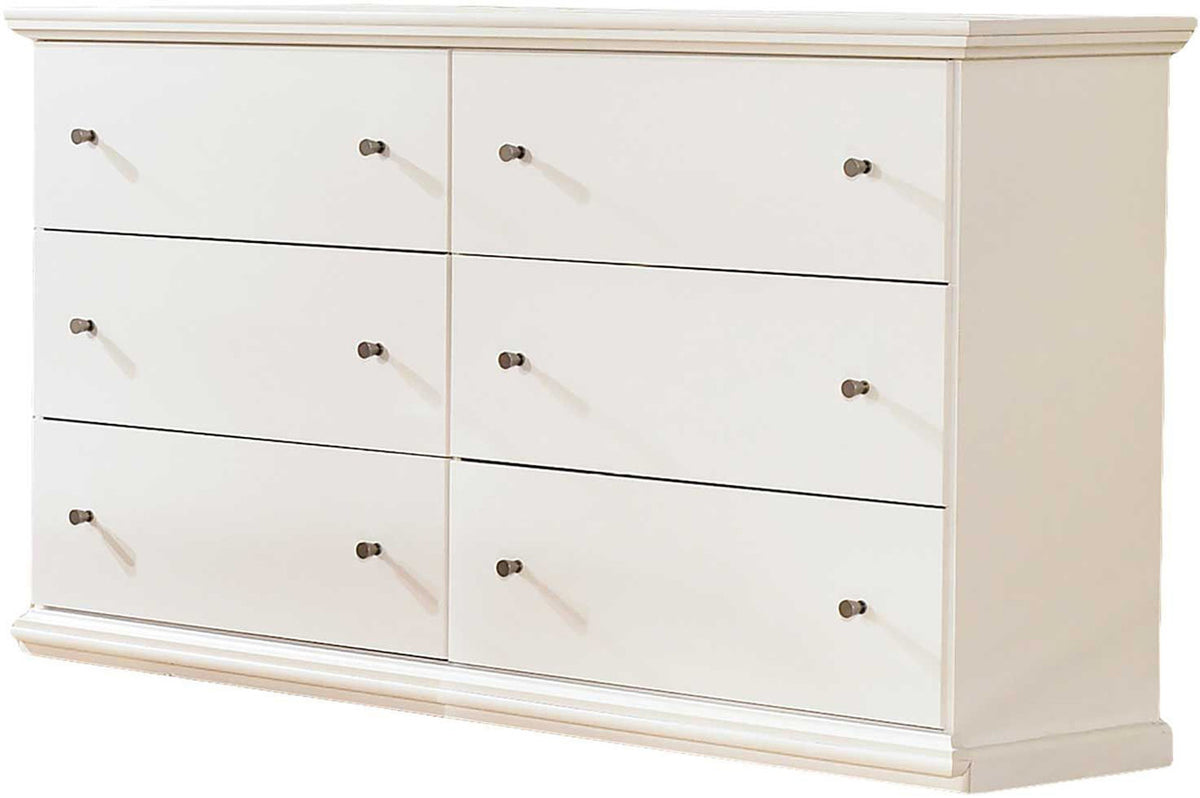 LUCIA White 63" Wide x 34" Height Dresser