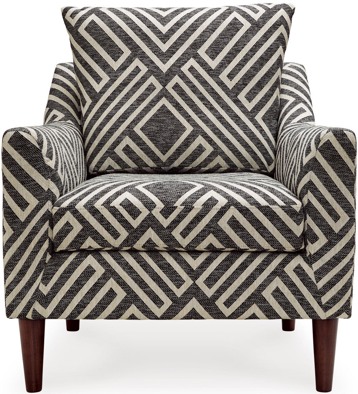 LUFKIN Charcoal 35" Wide Accent Arm Chair