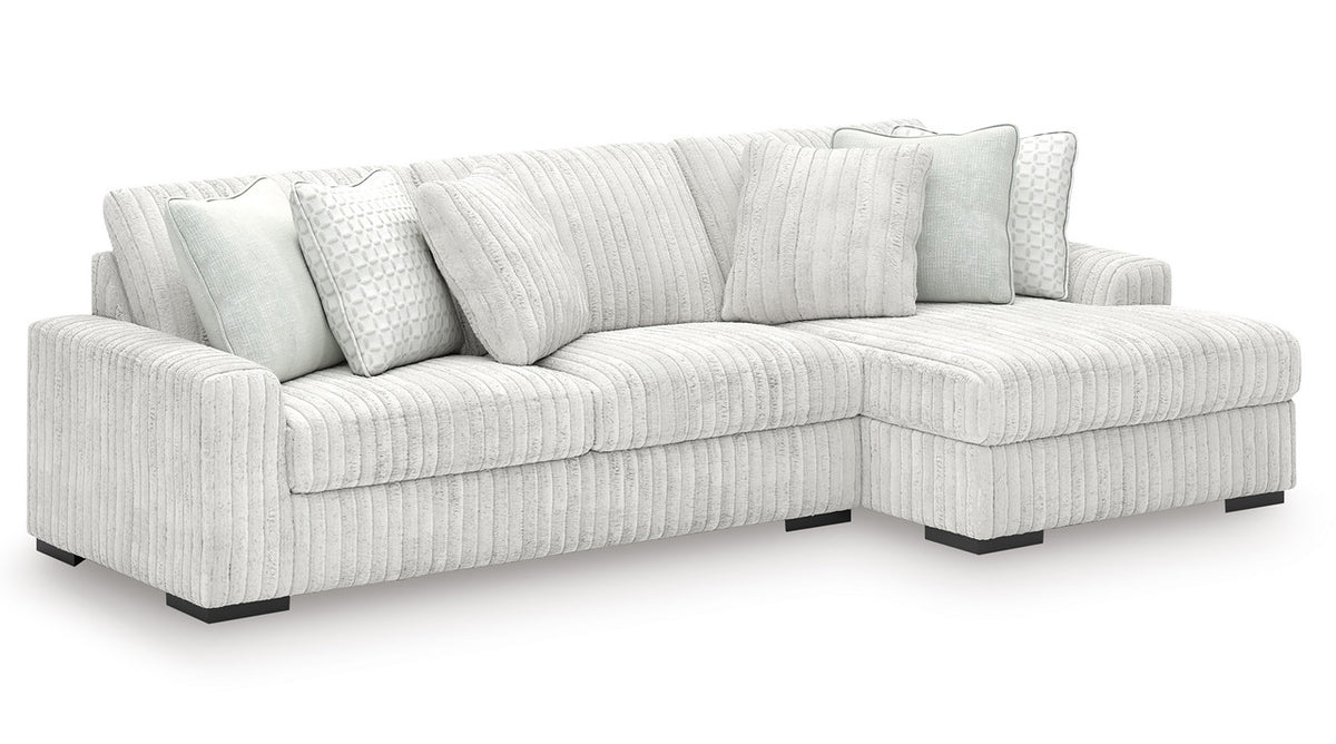 LUXEMBURG Alloy 141" x 67" Modular Sectional with Chaise