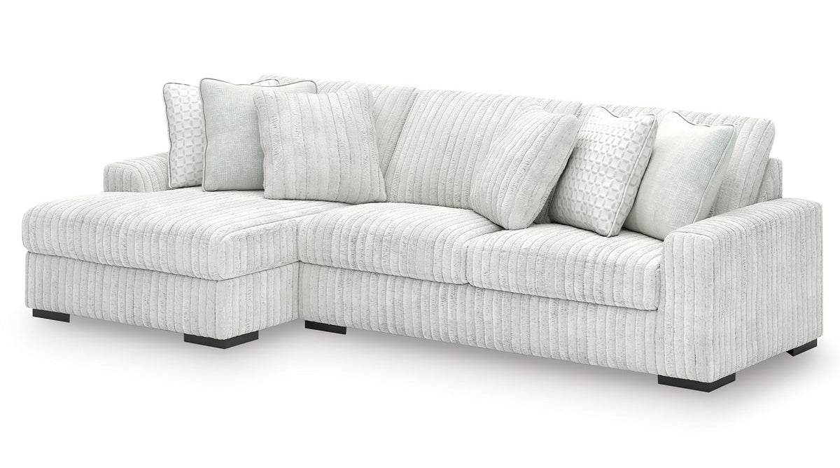 LUXEMBURG Alloy 141" x 67" Modular Sectional with Chaise