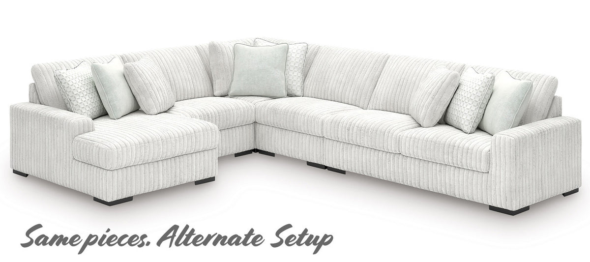 LUXEMBURG Alloy 174" x 133" Modular Sectional with Chaise