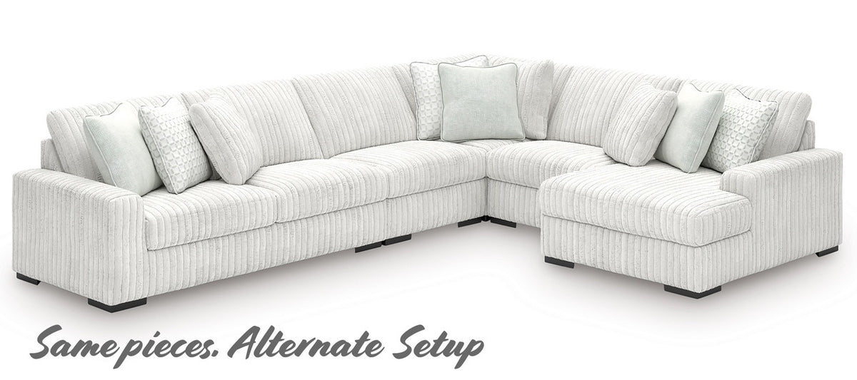 LUXEMBURG Alloy 174" x 133" Modular Sectional with Chaise