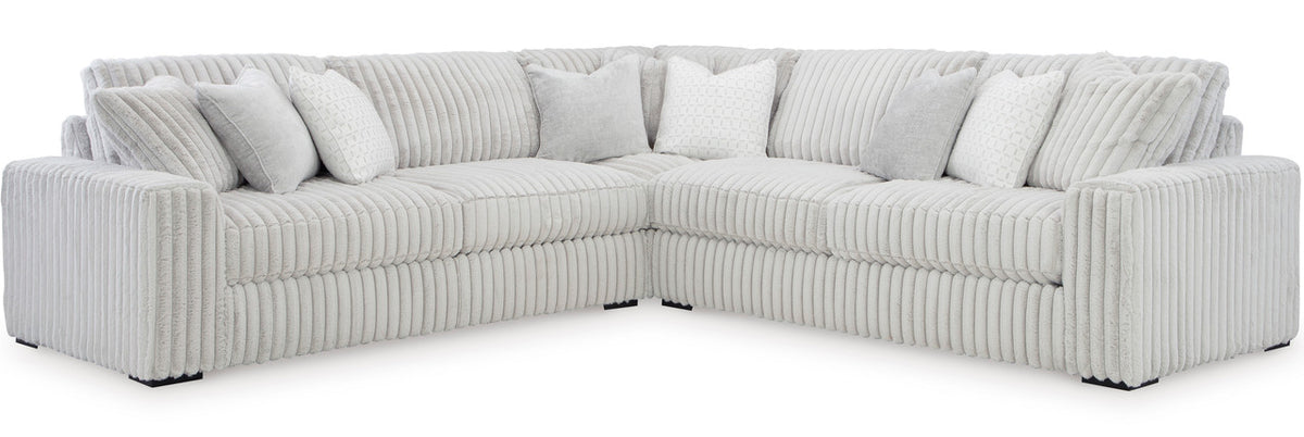 LUXEMBURG Alloy 133" x 133" Modular Sectional without Chaise