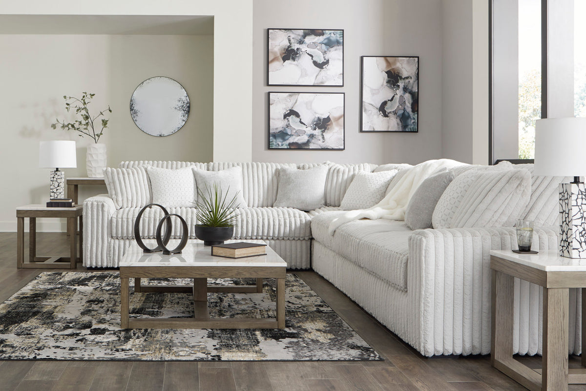 LUXEMBURG Alloy 172" x 133" Modular Sectional without Chaise