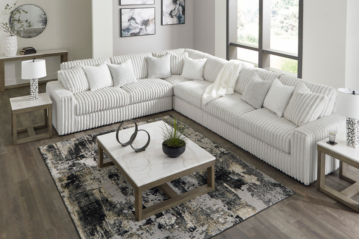 LUXEMBURG Alloy 172" x 133" Modular Sectional without Chaise