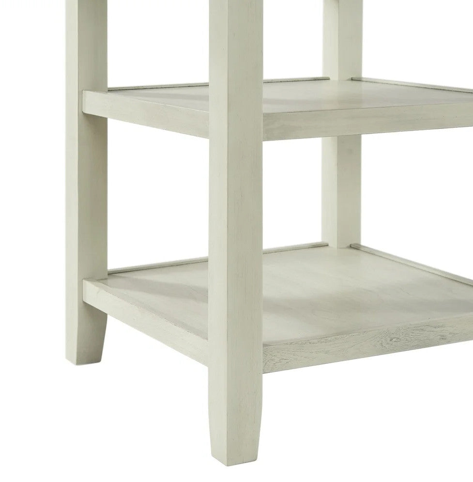 LABONZ Off-White 42" Wide Counter Height Table