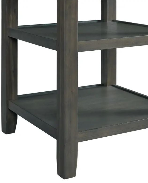 LABONZ Gray 5 Piece Fabric Counter Height Set