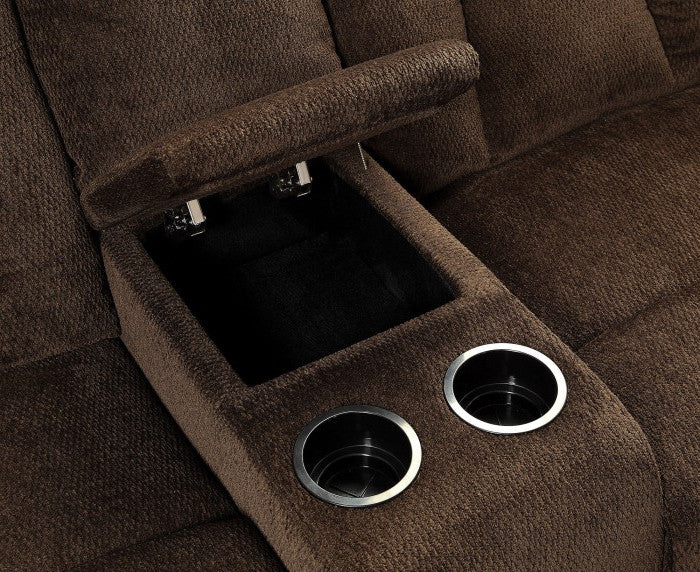 Lancaster Brown Reclining Sectional