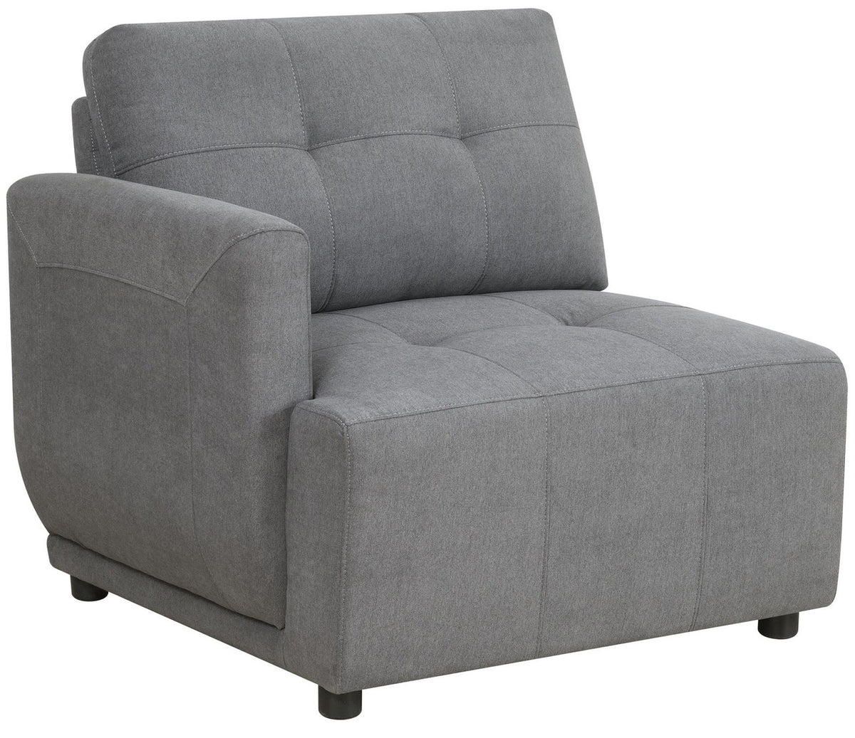LAURENT Gray 7-PC Sectional with USB Console