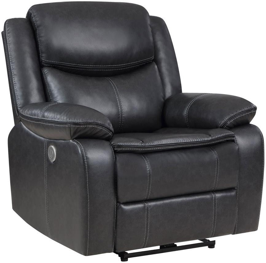 LAVINGTON Gray 39" Wide Power Recliner Chair
