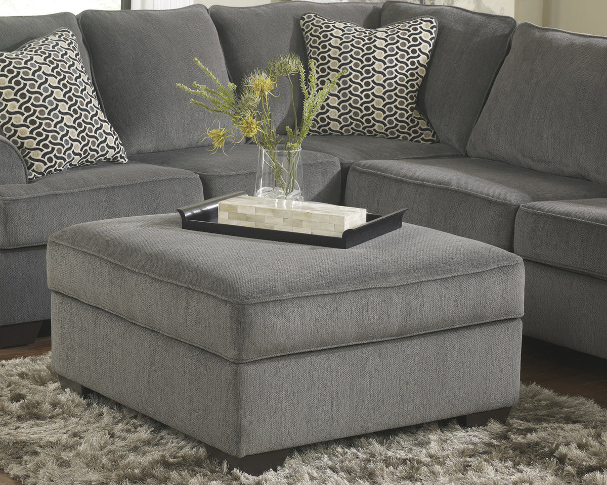 Lillian Gray Storage Ottoman