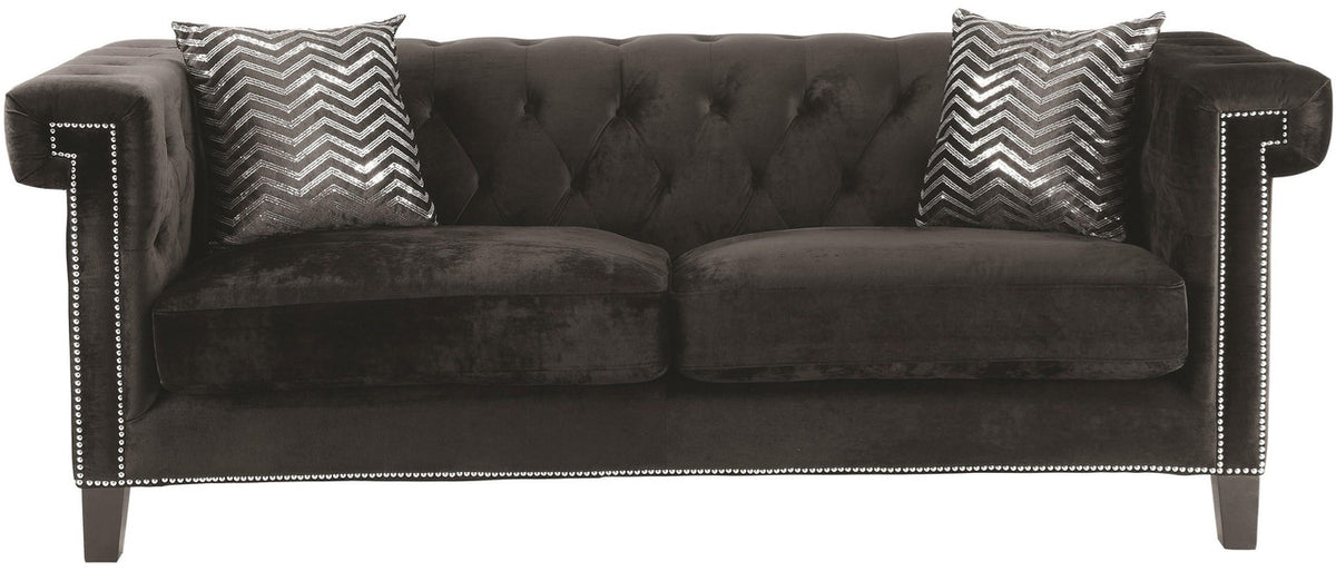 Locklear Black Sofa