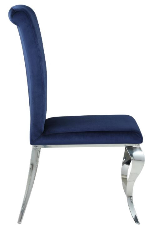 DARLA Dark Blue 19" Wide Dining Chair