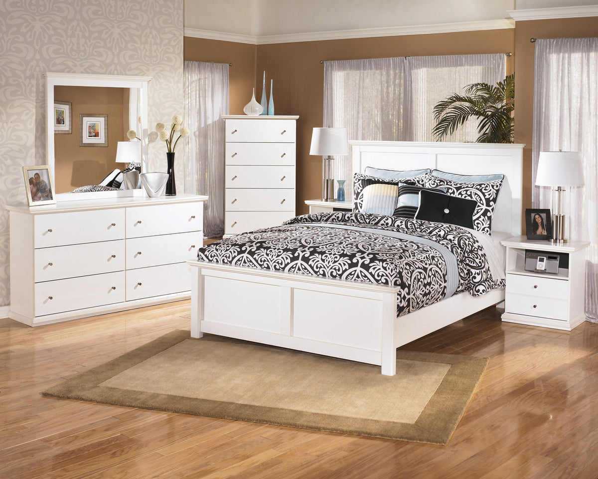 LUCIA White Bedroom Set