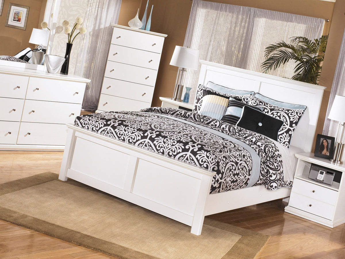 LUCIA White Bedroom Set