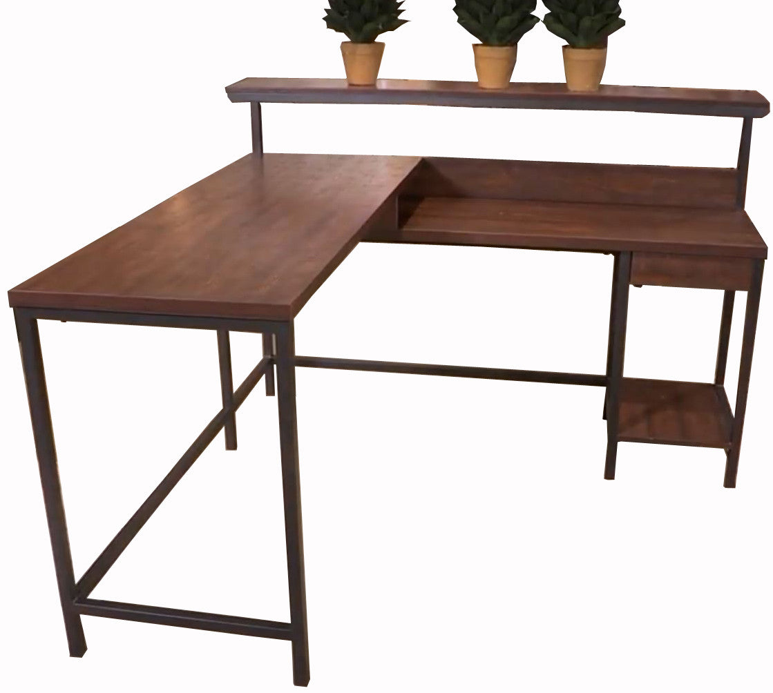 LUIS 55" Wide L-Shaped Desk