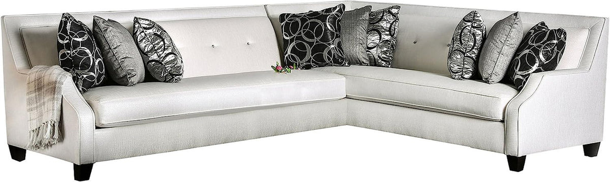 MAKENZIE Sparkle 126" Wide Sectional