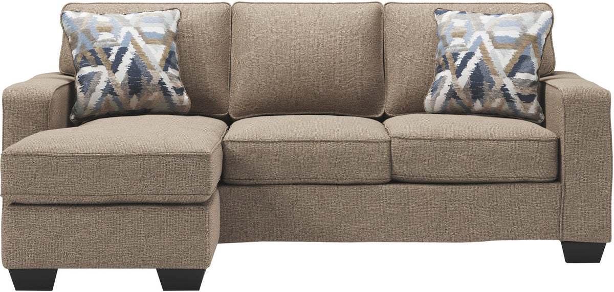 MARFA Driftwood 85" Wide Reversible Sofa Chaise