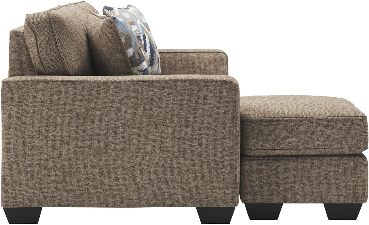 MARFA Driftwood 85" Wide Reversible Sofa Chaise