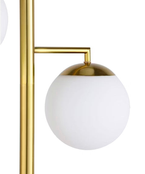 MARYAM Gold 16" x 66" Height Floor Lamp