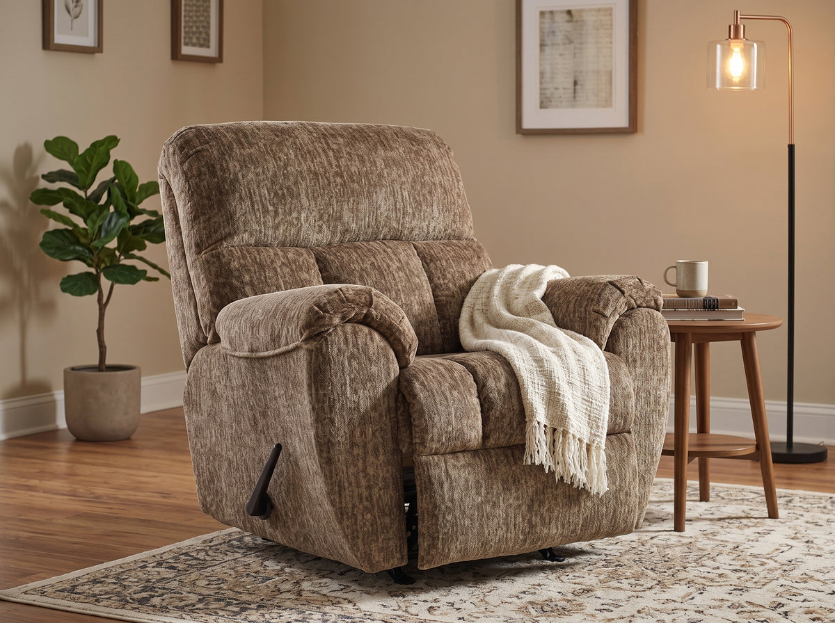 MASON Taupe 38" Wide x 44" Depth Rocker Recliner