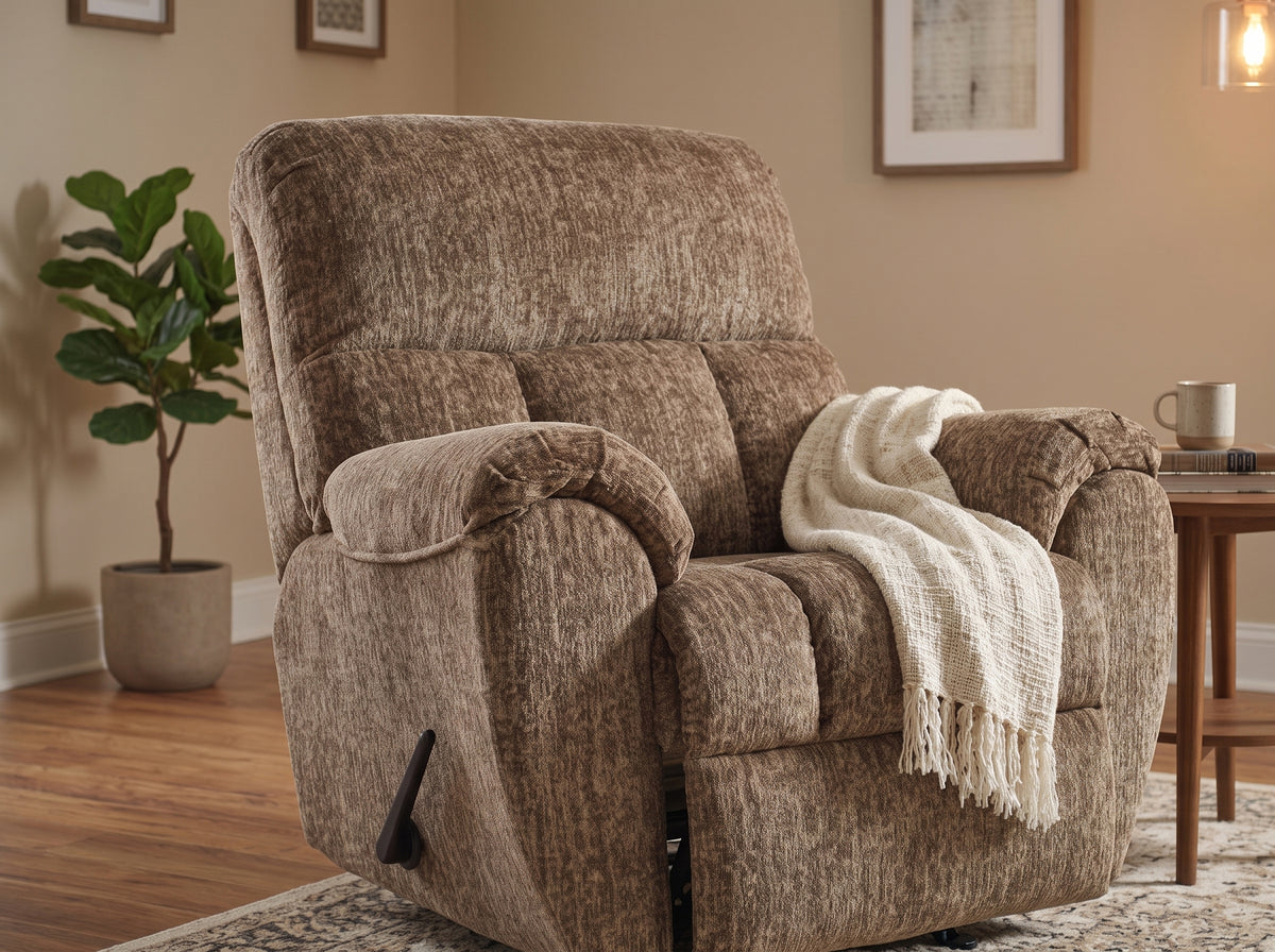 MASON Taupe 38" Wide x 44" Depth Rocker Recliner