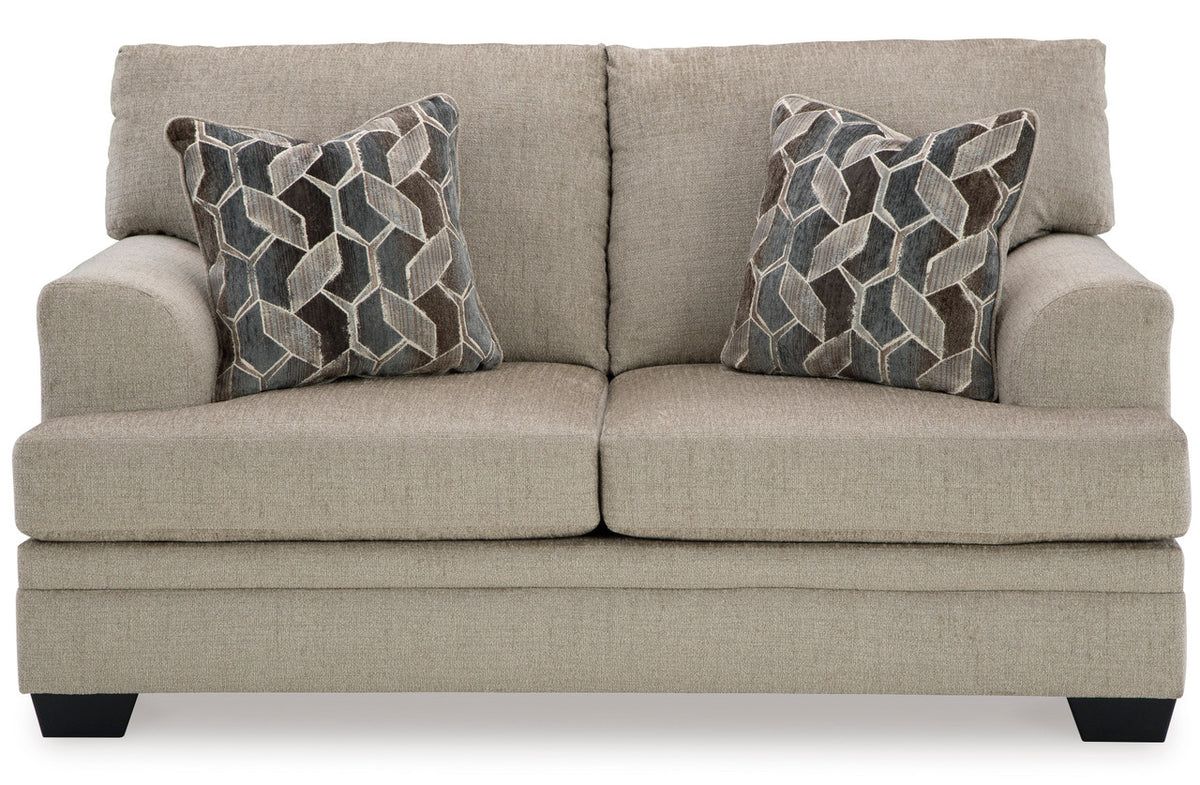 MATHEW Taupe Sofa & Loveseat