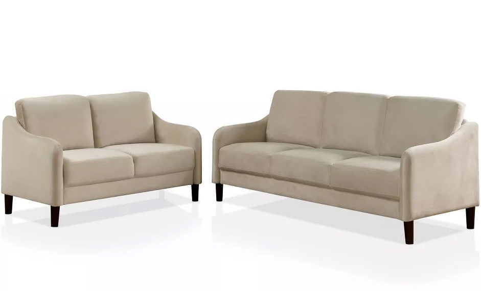 MESSI Beige Sofa & Loveseat (RTA)