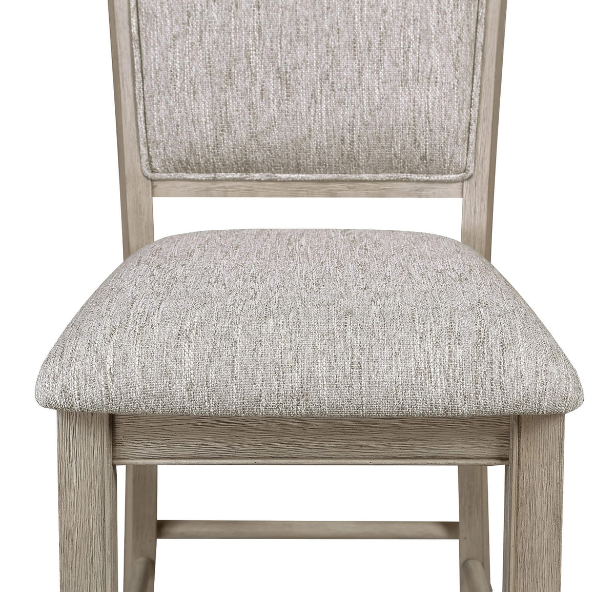 MITCHELL Greige 6 Piece Counter Height Set with Lazy-Susan
