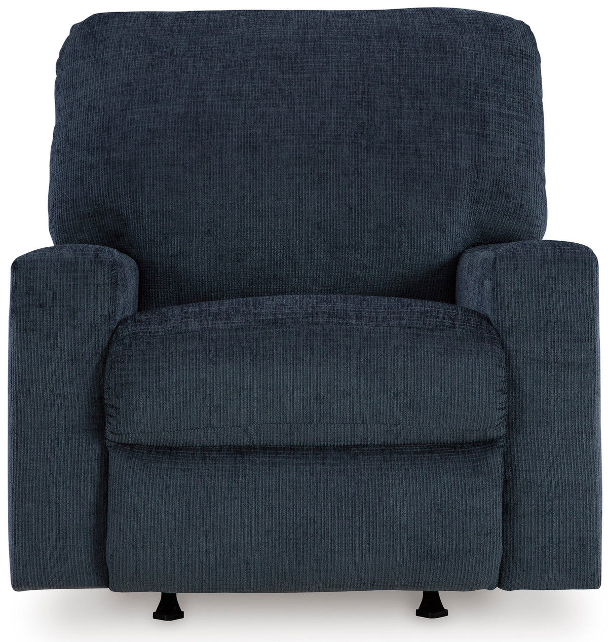 MORIZA Ink Blue 34" Wide Rocker Recliner